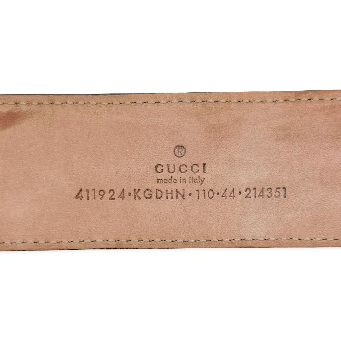 Gucci - GG Supreme Marmont Wide Belt