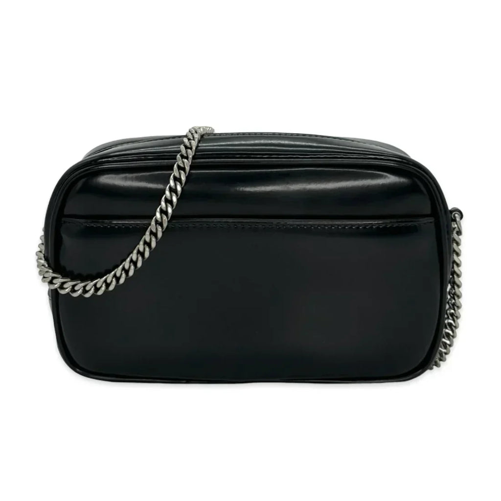 SAINT LAURENT  Patent Leather Mini Lou Camera Bag
