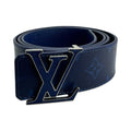 LOUIS VUITTON    Monogram Taiga Initiales Reversible Belt - size M & L