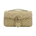 Gucci GG Canvas Quilted Mixed Media Marmont Bag
