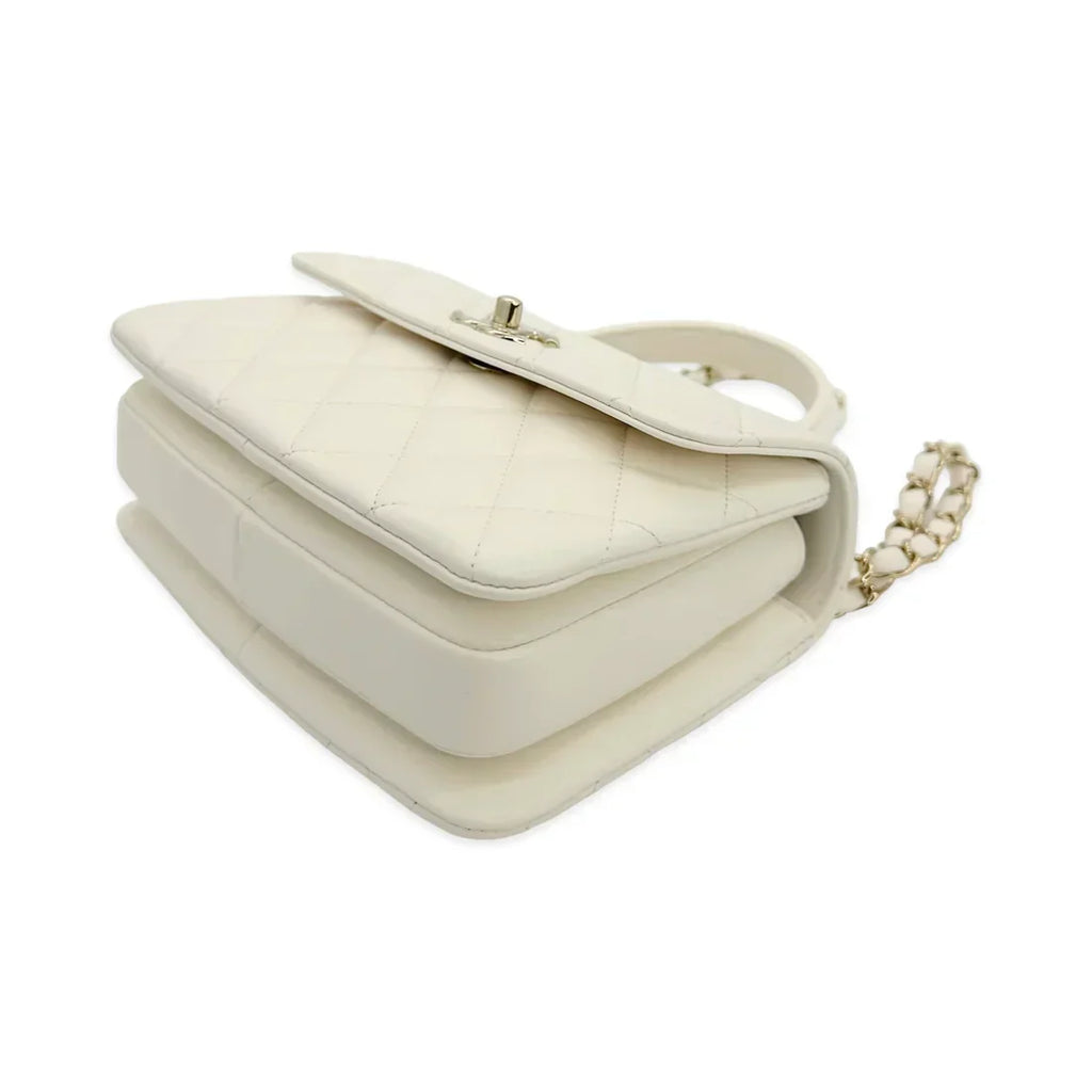 CHANEL  Quilted Lambskin Mini Trendy Top Handle