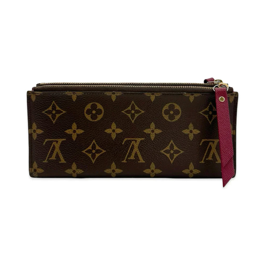 LOUIS VUITTON  Monogram Adele Snap Wallet