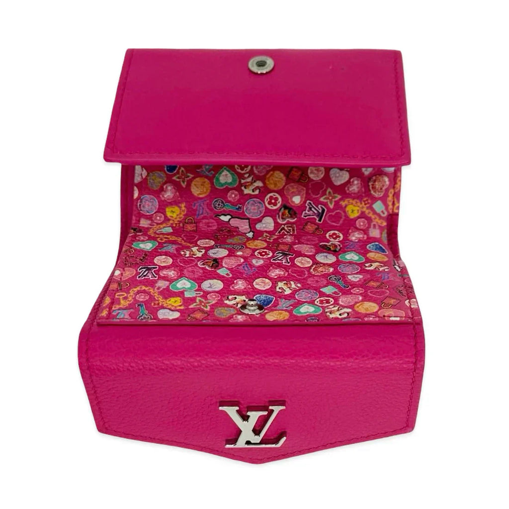 LOUIS VUITTON  Monogram Embossed Portefeuille Rock Mini Wallet