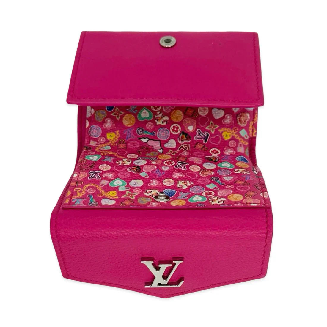 LOUIS VUITTON  Monogram Embossed Portefeuille Rock Mini Wallet