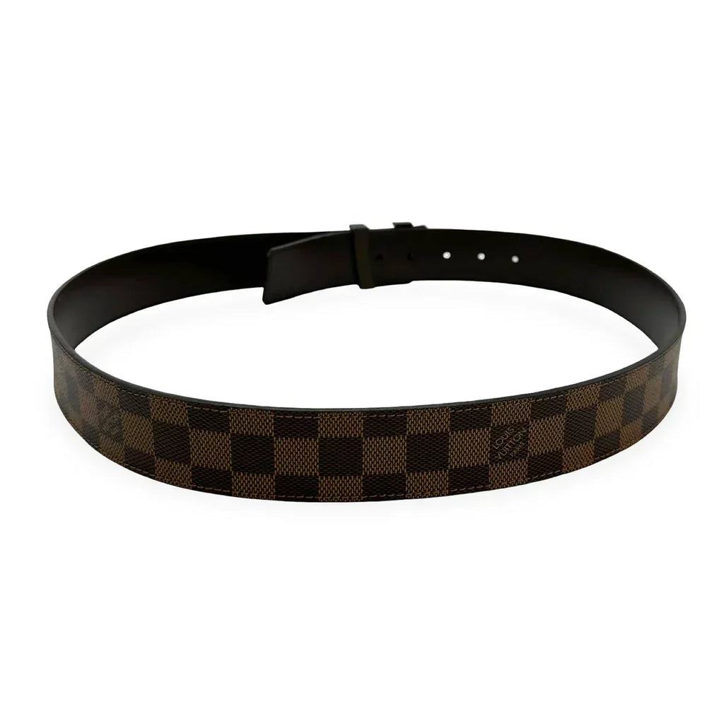 LOUIS VUITTON - Damier Ebene Initiales Belt