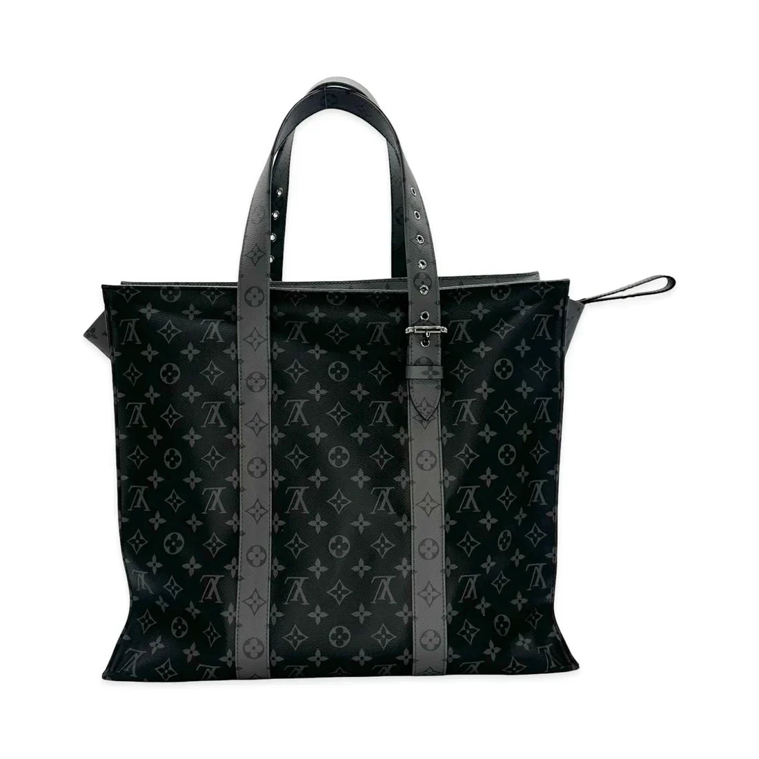 LOUIS VUITTON  Monogram Eclipse Cabas Zippe GM Luggage Tote