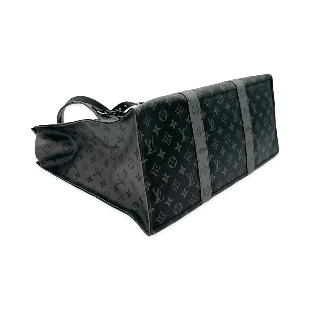 LOUIS VUITTON  Monogram Eclipse Cabas Zippe GM Luggage Tote