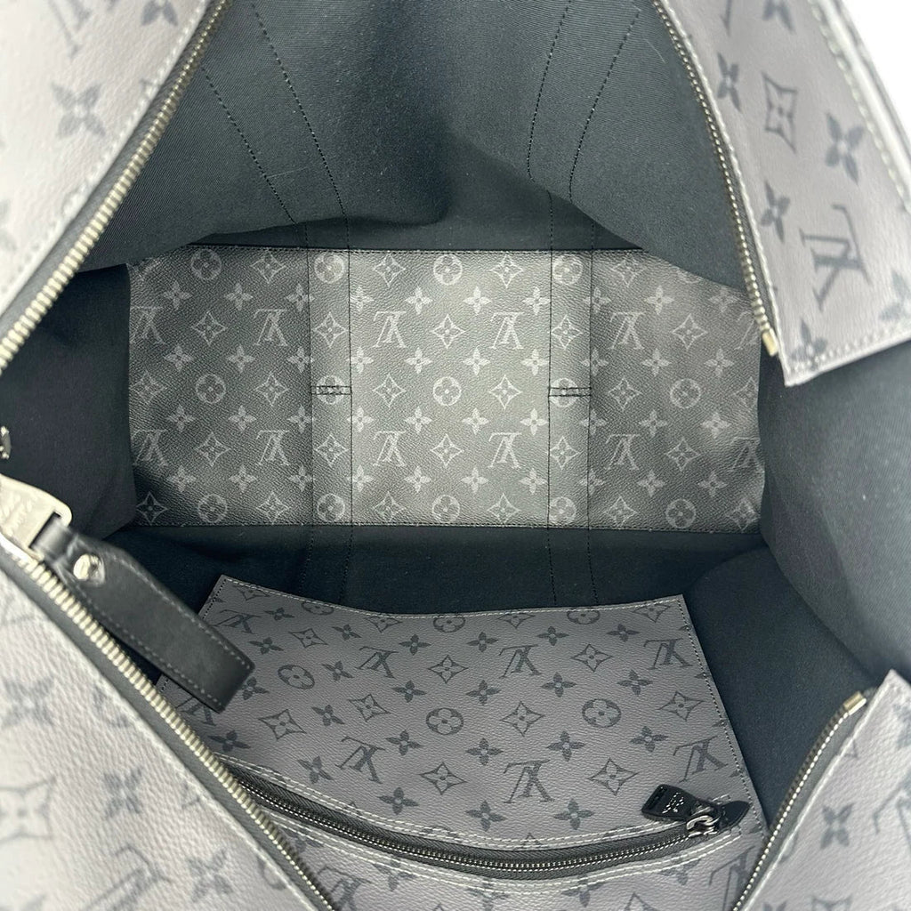 LOUIS VUITTON  Monogram Eclipse Cabas Zippe GM Luggage Tote