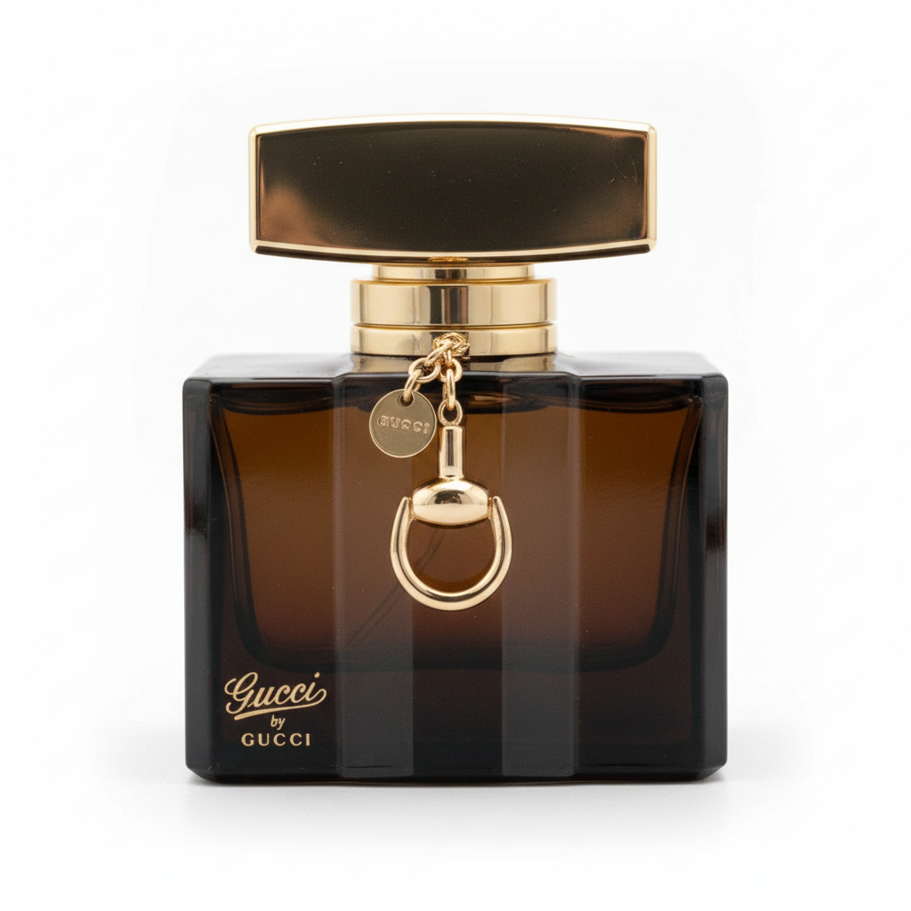 Gucci by Gucci front view white background