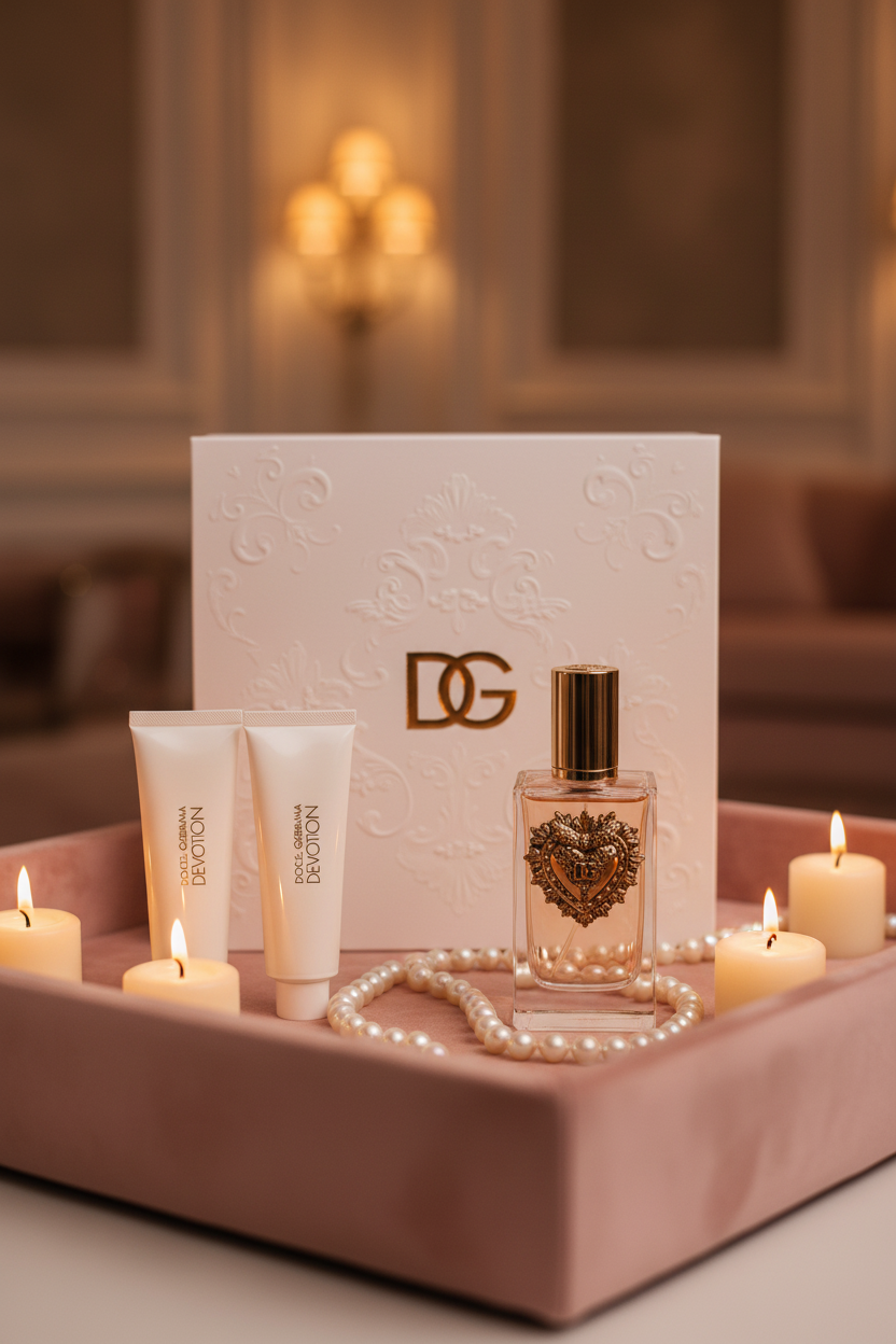 Devotion Beauty Set Velvet Vanity Styling
