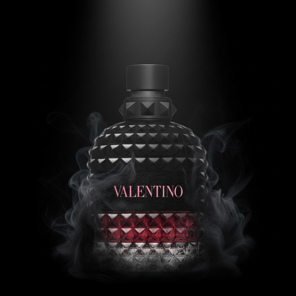 Valentino Born in Roma Uomo Intense dark smoke editorial