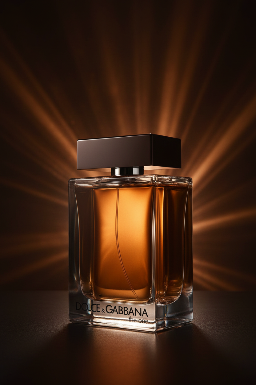 Dolce & Gabbana The One for Men dark amber editorial