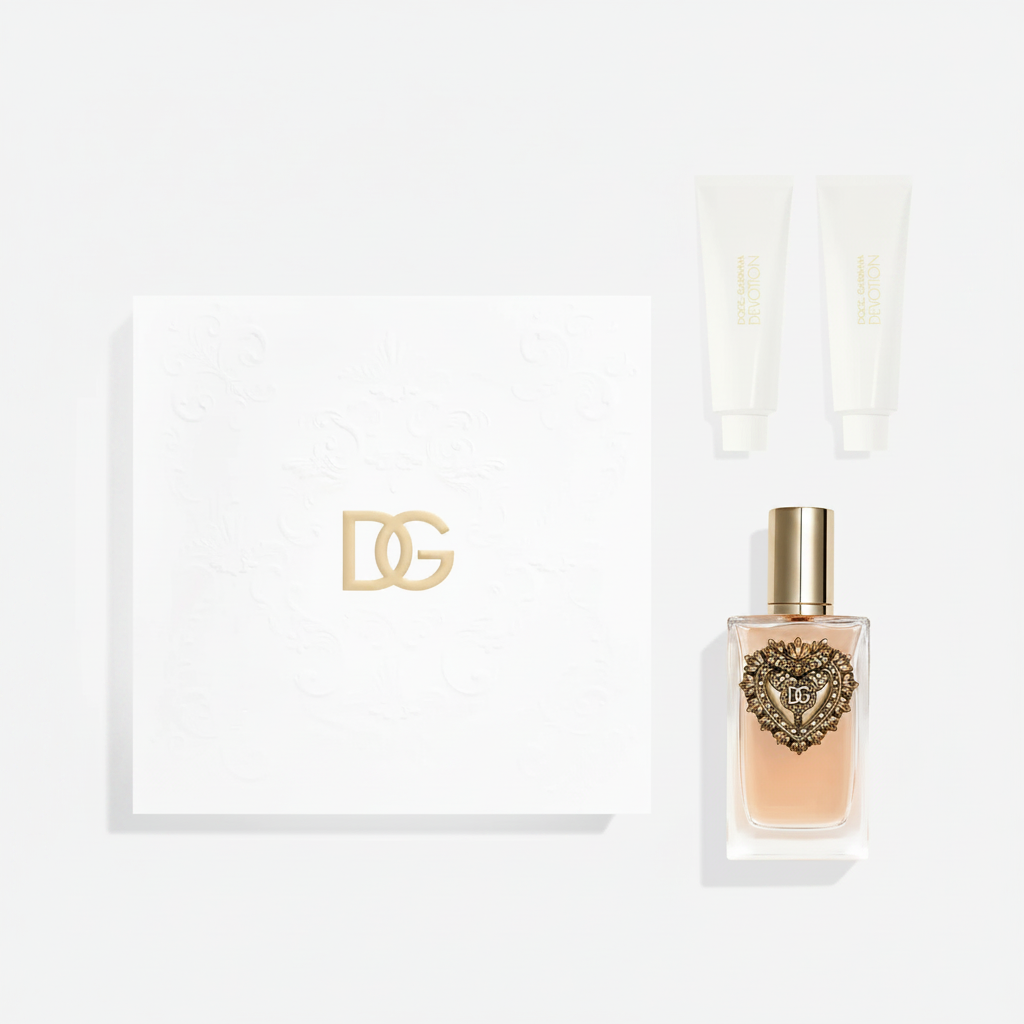 Devotion Beauty Set Flat Lay