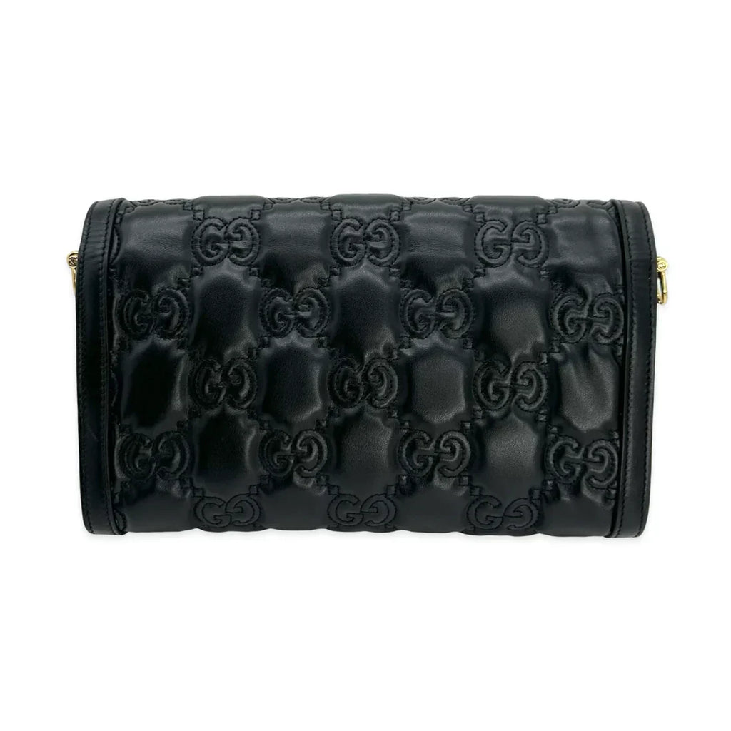 GUCCI  GG Matelasse Quilted Flap Shoulder Bag