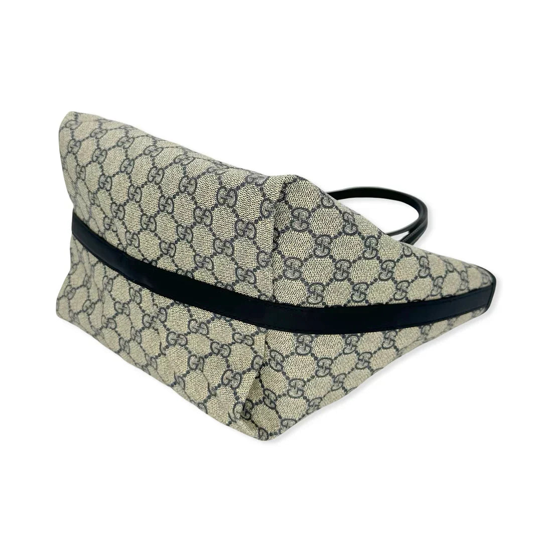 GUCCI  GG Supreme Reversible Denim Logo Tote